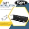 Koova Storage Rack, Steel, Black, 4.1 in W, 3.7 in H, 17 in L, Powder Coated KV-SPRAYB-4 - alternate 3